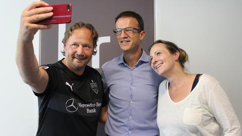 Fredi Bobic im hr1-Studio