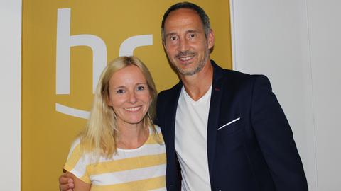 Adi Hütter mit Simone Reuthal