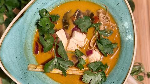 Tom Ka Gung - Thai Garnelen-Kokos Suppe