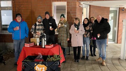 Kleinster Weihnachtsmarkt Krankenhaus Frankenberg (Eder)