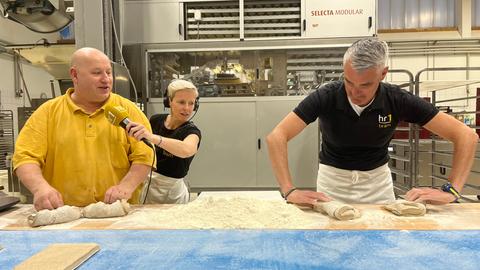 hr1 packts an in der Bäckerei Amthor in Hofgeismar