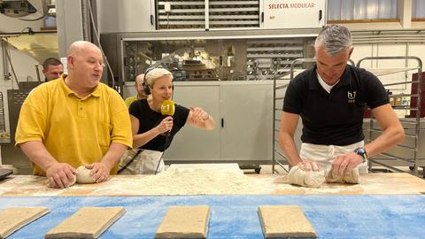 hr1 packts an in der Bäckerei Amthor in Hofgeismar