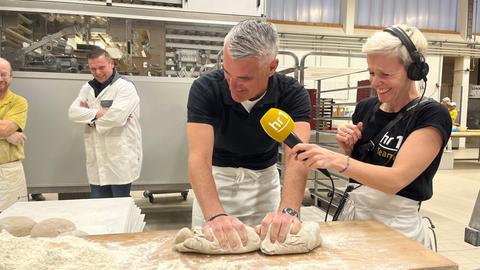 hr1 packts an in der Bäckerei Amthor in Hofgeismar