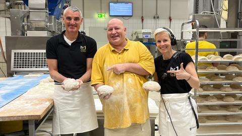 hr1 packts an in der Bäckerei Amthor in Hofgeismar