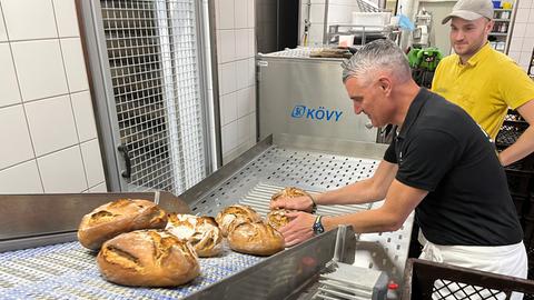 hr1 packts an in der Bäckerei Amthor in Hofgeismar.