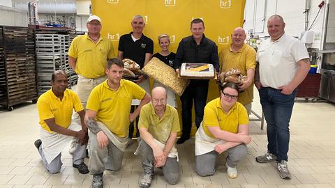 hr1 packts an in der Bäckerei Amthor in Hofgeismar