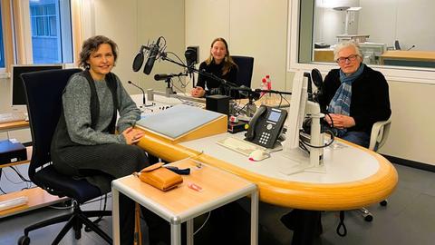 Marion Kuchenny mit Richard Schönherz und Angelica Fleer 