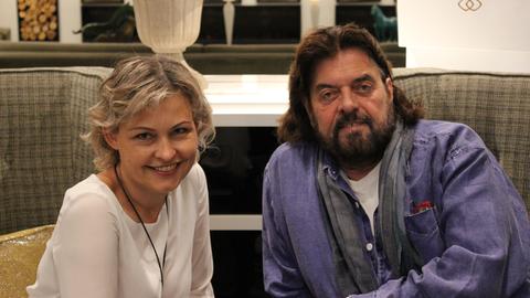 Marion Kuchenny mit Alan Parsons